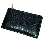 【中古】WACKO MARIA　「SPEAK EASY ／ PYTHON COIN CASE (TYPE-1)」パイソンコインケース ブラック 【030324】（ワコマリア）