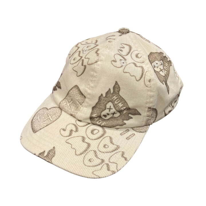 楽天市場】【中古】HUMAN MADE×KAWS コーデュロイ総柄キャップ 