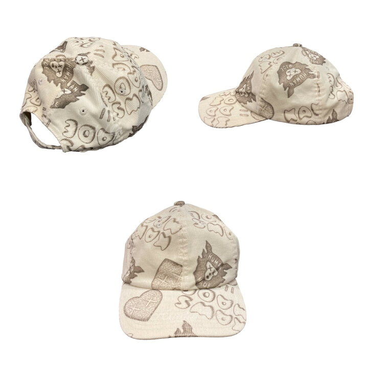楽天市場】【中古】HUMAN MADE×KAWS コーデュロイ総柄キャップ 