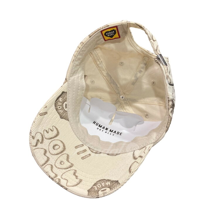楽天市場】【中古】HUMAN MADE×KAWS コーデュロイ総柄キャップ 