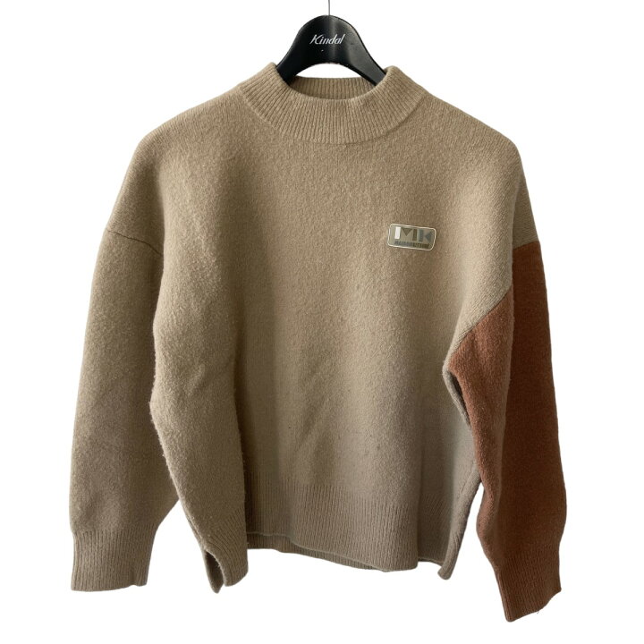 MAISON KITSUNE メゾンキツネ ニット・セーター M ベージュ 【古着 