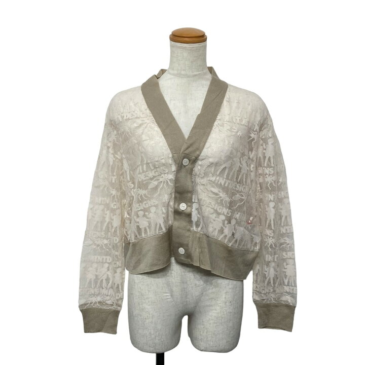 楽天市場】【中古】mint designs MESH OP CARDI カーディガン ベージュ 