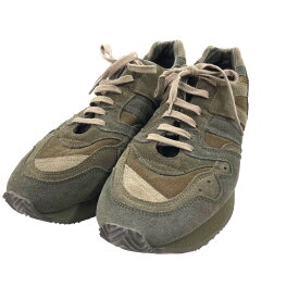 【中古】REPRODUCTION OF FOUND　「MULTI MILITARY TRAINER」 ローカットスニーカー オリーブ サイズ：42 【040324】（リプロダクションオブファウンド）