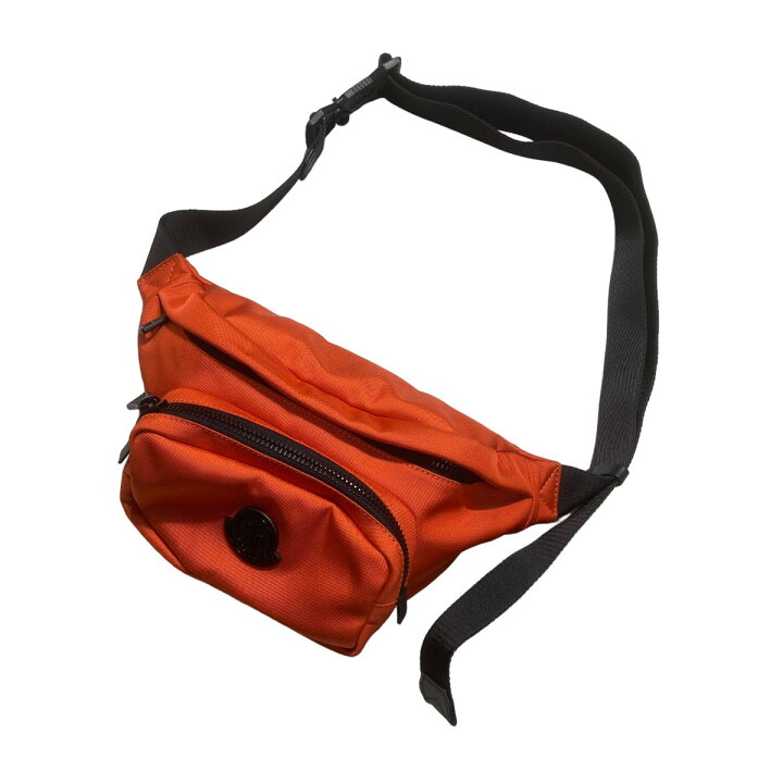 楽天市場】【中古】MONCLERDURANCE BELT BAG ウエストバッグ オレンジ 