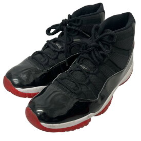 【中古】NIKE｢Nike Air Jordan 11 Retro Bred｣ ハイカットスニーカー ブラック×レッド サイズ：32cm【価格見直し】