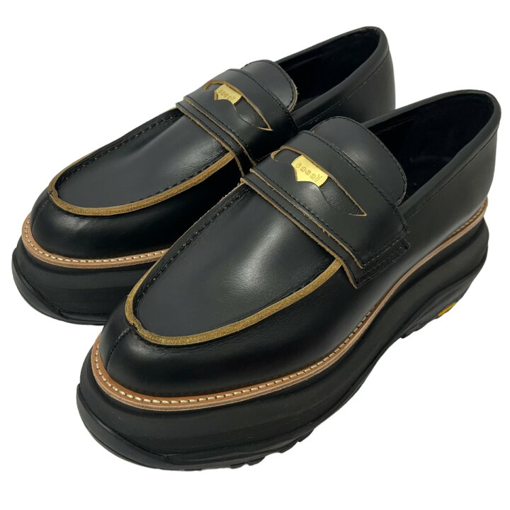 楽天市場】【中古】sacai 2024SS コインローファー ブラック サイズ 