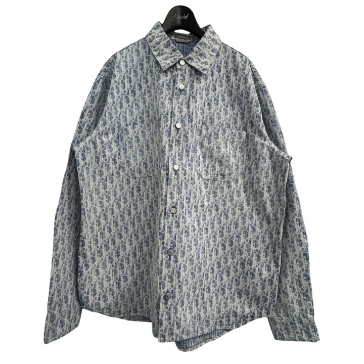 楽天市場】【中古】Dior 20AW オブリークデニムシャツ ブルー サイズ 