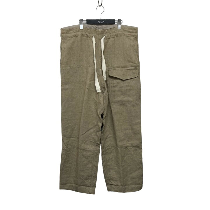 楽天市場】【中古】sus-sous Trousers MK-1 リネンパンツ ベージュ 