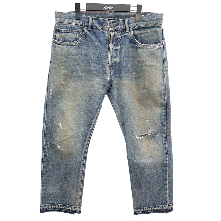 楽天市場】【中古】John Elliott KANE ダメージ加工デニムパンツ 