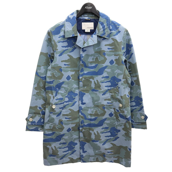 楽天市場】【中古】nanamica 迷彩柄ゴアテックスステンカラーコート 