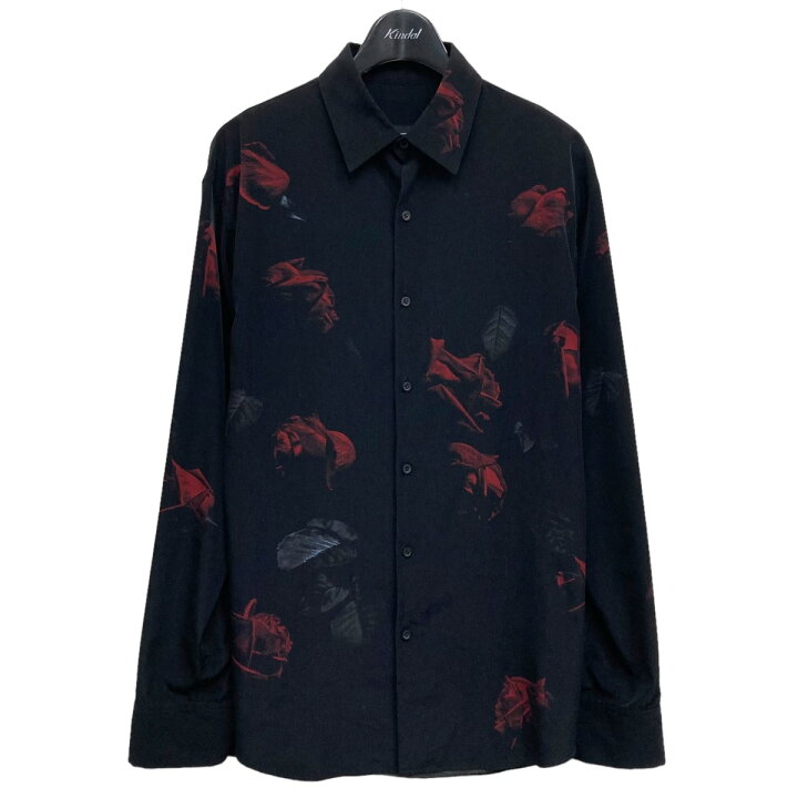 楽天市場】【中古】LAD MUSICIAN 薔薇柄シャツ ブラック サイズ：44 