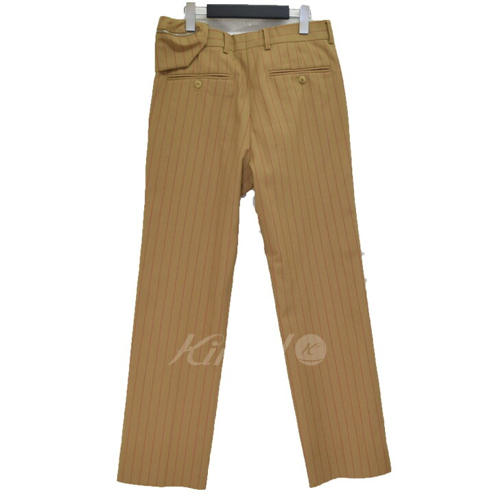 楽天市場】【中古】DRIES VAN NOTEN ポーチ付ストライプスラックス 