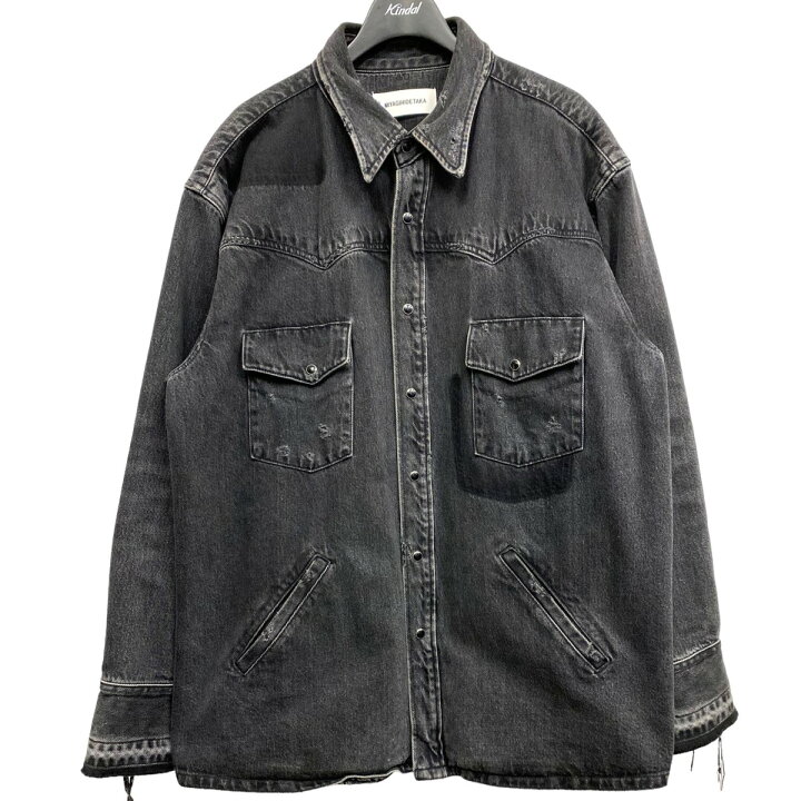 楽天市場】【中古】MIYAGIHIDETAKA 20AW Black denim shirt Jacket再 
