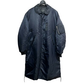 【中古】08sircus　Long MA-1 coat ロングMA-1バッティングコート ブラック サイズ：5 【050324】（ゼロエイトサーカス）