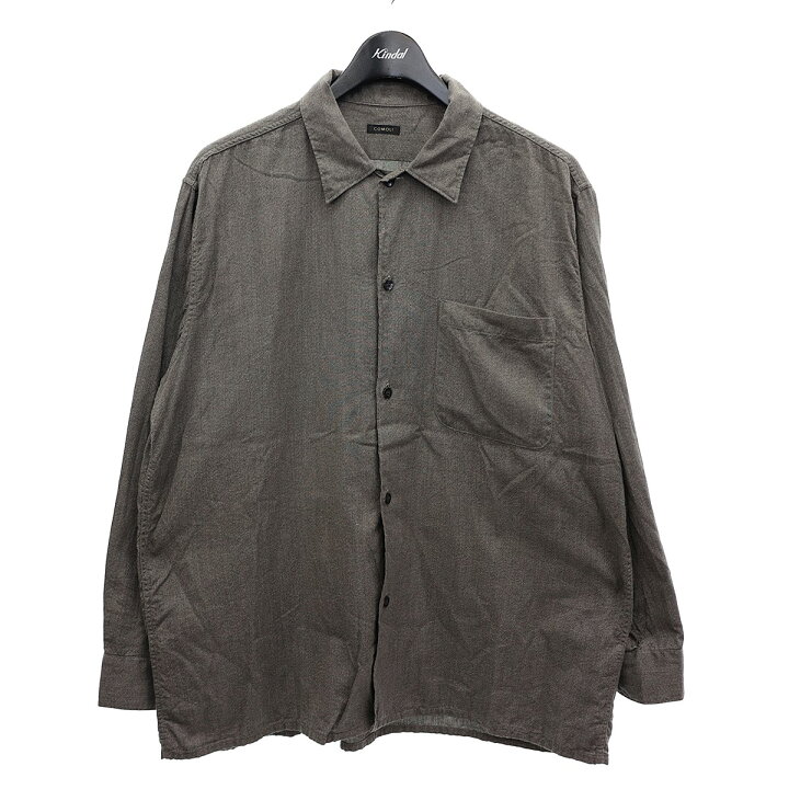 楽天市場】【中古】COMOLI 22SS ヨリ杢 オープンカラーシャツ V01  