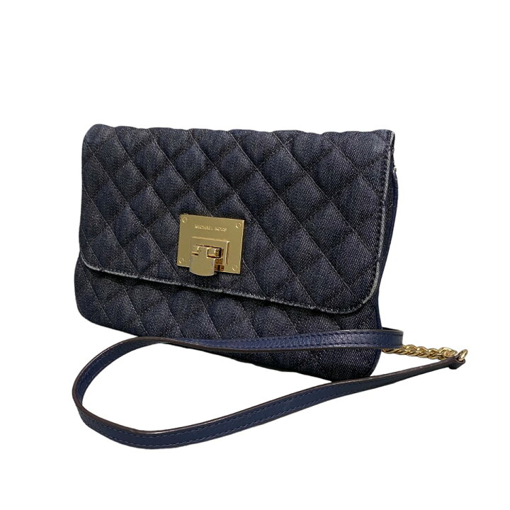 楽天市場】【中古】MICHAEL KORS デニムキルティング チェーン  