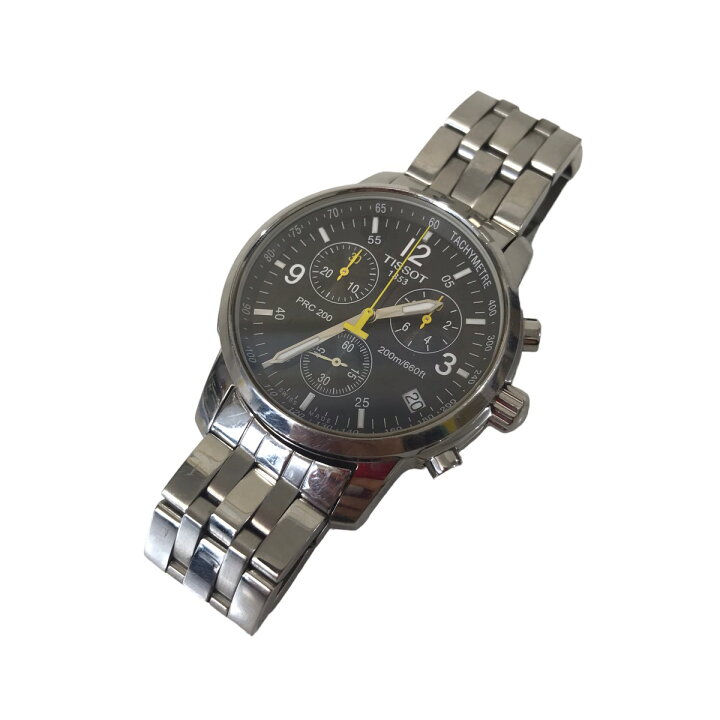 楽天市場】【中古】TISSOT 「T461」クロノグラフ腕時計 シルバー 