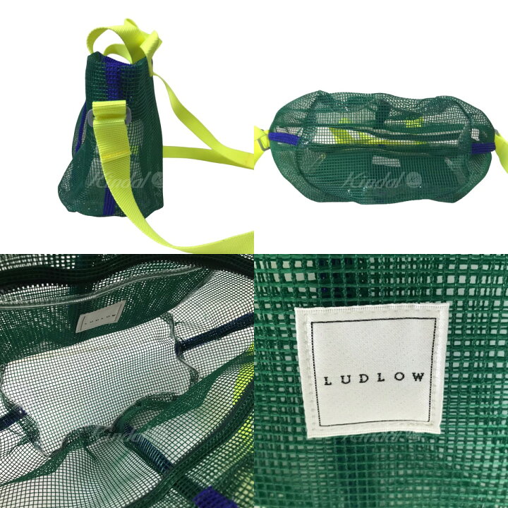 楽天市場】【中古】LUDLOW メッシュ2WAYバッグ グリーン 【060324  