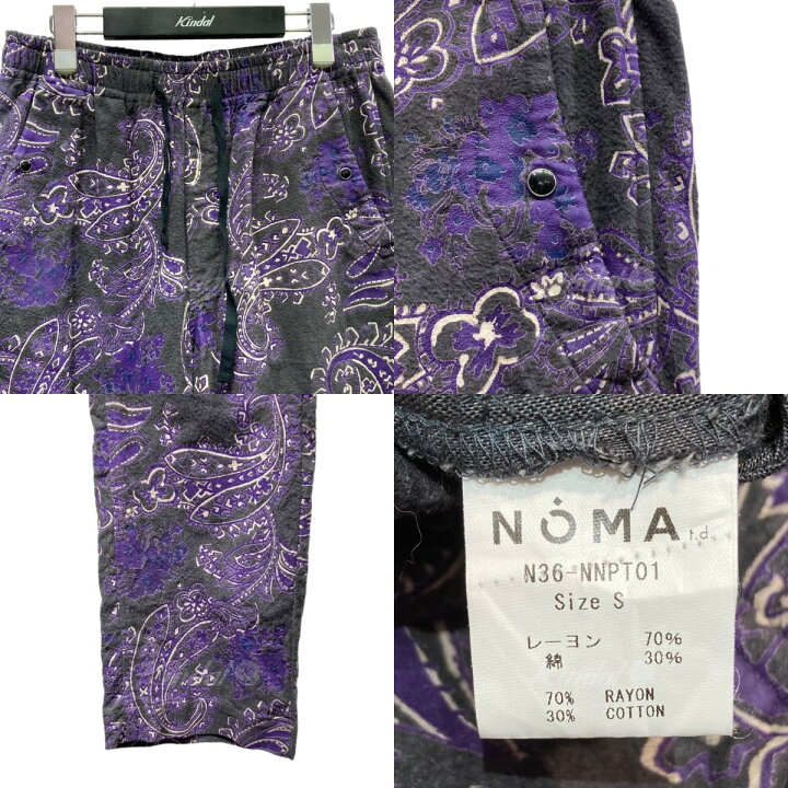 楽天市場】【中古】Needles×NOMA t．d．総柄イージーパンツ N36-NNPT01 