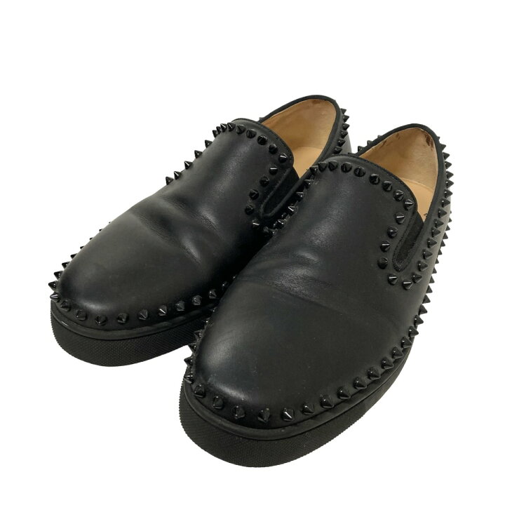 楽天市場】【中古】CHRISTIAN LOUBOUTINスタッズシューズ ブラック 
