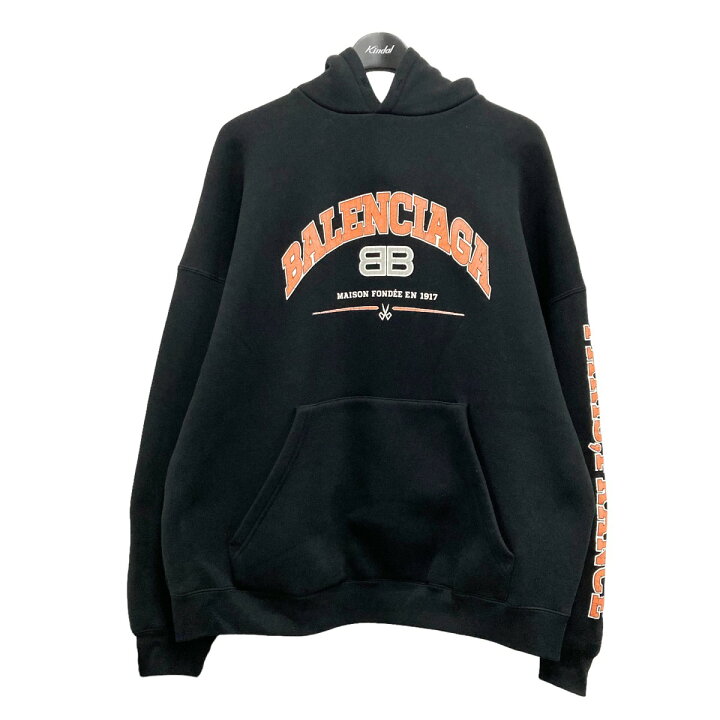 楽天市場】【中古】BALENCIAGA ロゴ入り裏起毛パーカー 675003  