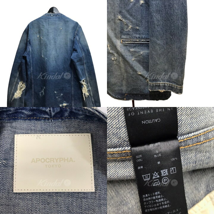 楽天市場】【中古】APOCRYPHA． TOKYO 23SS｢ONPIECEBACK NOCOLLAR 