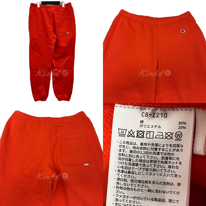 楽天市場】【中古】WTAPS × Championスウェットパンツ オレンジ サイズ 