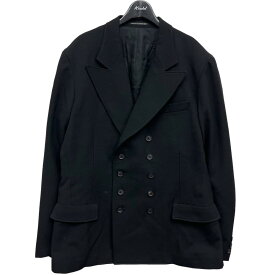 【中古】YOHJI YAMAMOTO pour homme　ウールテーラードジャケット ブラック サイズ：3 【070324】（ヨウジヤマモトプールオム）