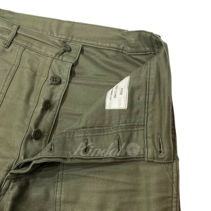 楽天市場】【中古】HYKE BACK SATIN BAKER PANTS ベイカーパンツ 13210 
