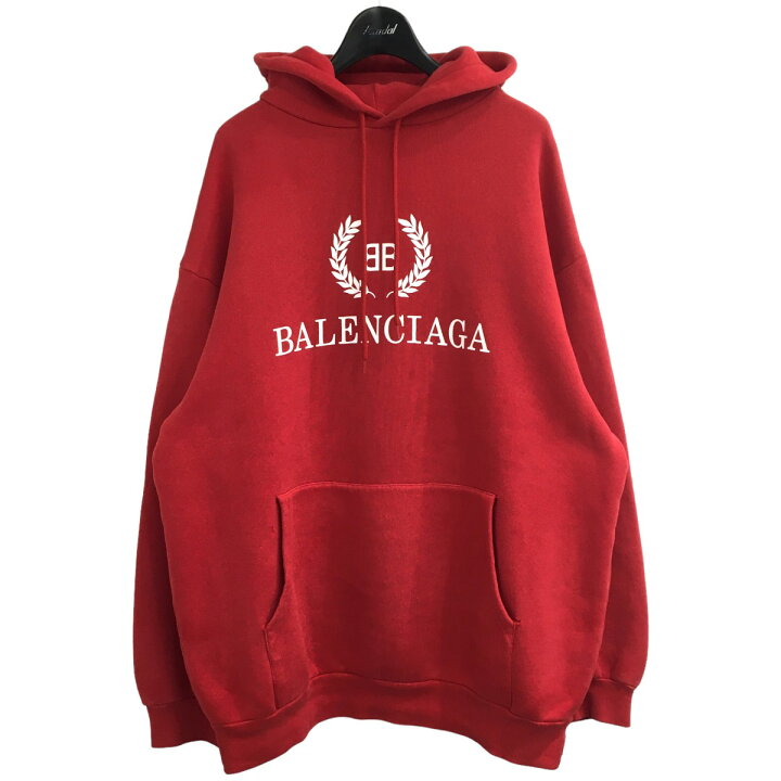 楽天市場】【中古】BALENCIAGA BBロゴプルオーバーパーカー 547765 