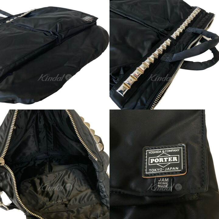 楽天市場】【中古】PORTERx JAM HOME MADE スタッズヘルメットバッグ 