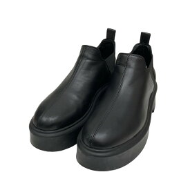【中古】THE ROW　Robin leather Chelsea boots レザーシューズ ブラック サイズ：38 【080324】（ザ・ロウ）