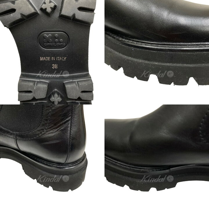 楽天市場】【中古】PASCUCCI サイドゴアブーツ ブラック サイズ：38 