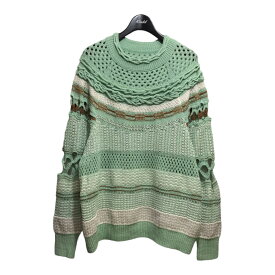 【中古】mame kurogouchi　｢Knitted Top｣長袖ニット MM23SS-KN036 ミント サイズ：1 【080324】（マメ クロゴウチ）