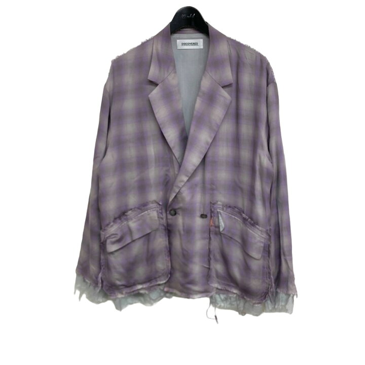 楽天市場】【中古】DISCOVERED 2022SS 「OMBRE CHECK JACKET 