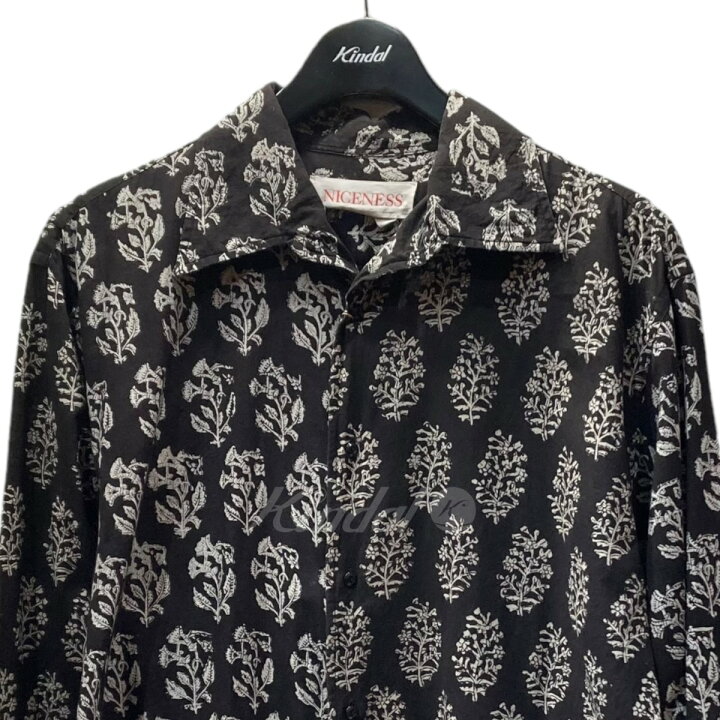 楽天市場】【中古】NICENESS LEE FLOWER BLACK 総柄シャツ NN-Y01KF22 