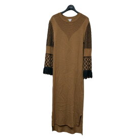 【中古】mame kurogouchi　｢I-Line Knit Dress｣ニットワンピース ベージュ サイズ：1 【080324】（マメ クロゴウチ）