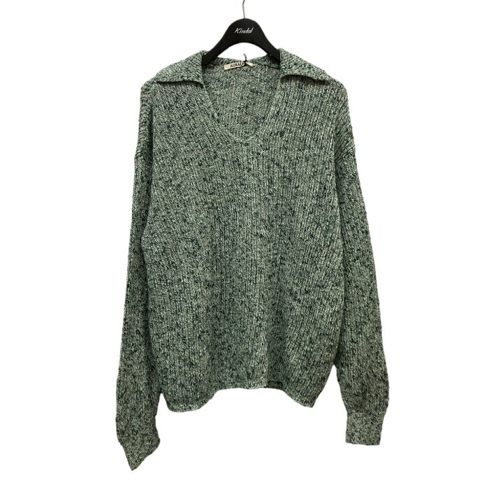 楽天市場】【中古】AURALEE ｢COTTON SLUB MIX TOP YARN RIB KNIT 