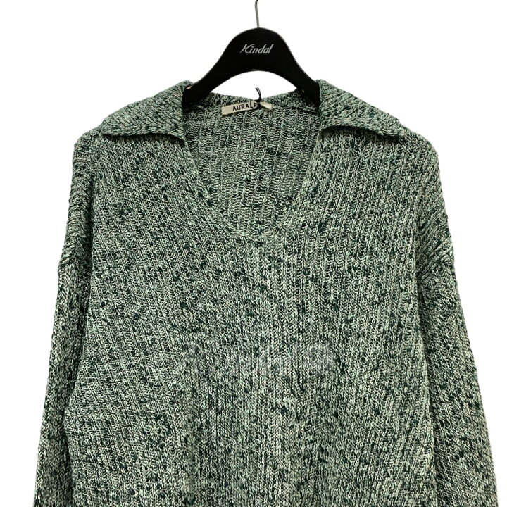 楽天市場】【中古】AURALEE ｢COTTON SLUB MIX TOP YARN RIB KNIT 