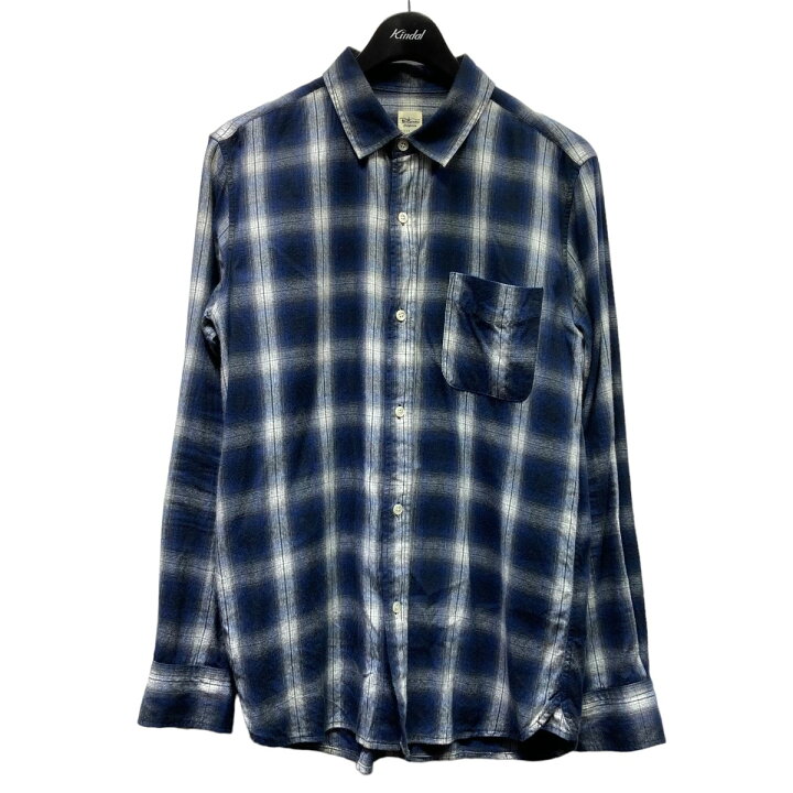 楽天市場】【中古】Ron Hermanチェックシャツ 522070091-1071 ブルー 