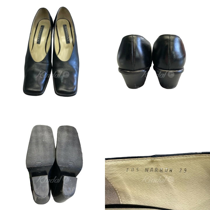 楽天市場】【中古】UNTISHOLD「Naty Leather Narrow」 スクエアトゥー 
