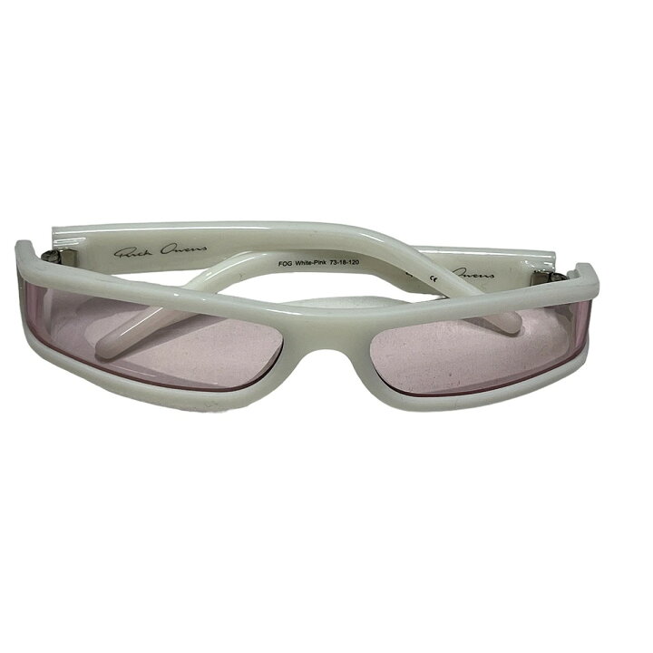 楽天市場】【中古】Rick Owens Fog sunglass サングラス ホワイト 