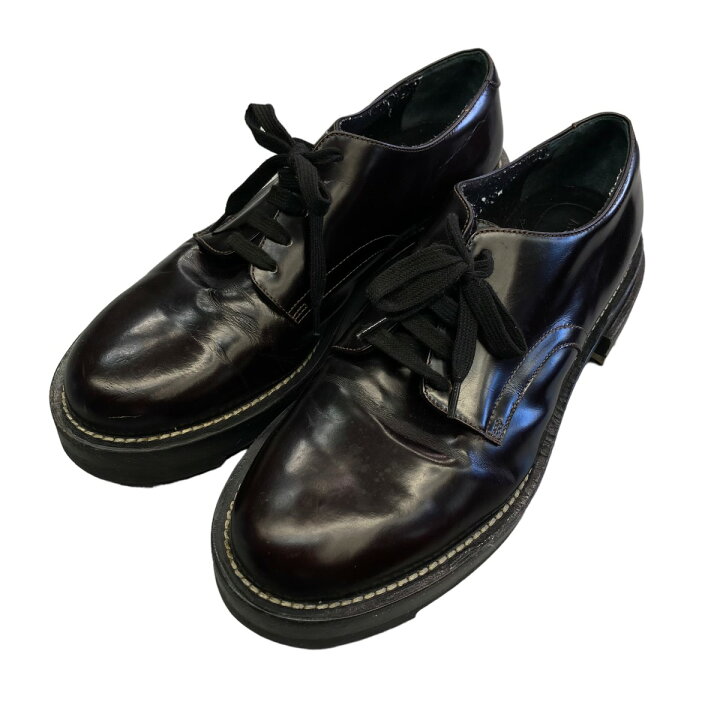 楽天市場】【中古】MARNI レザーシューズ ブラック サイズ：42 