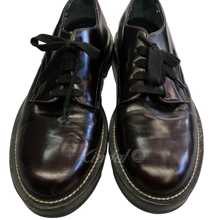 楽天市場】【中古】MARNI レザーシューズ ブラック サイズ：42 