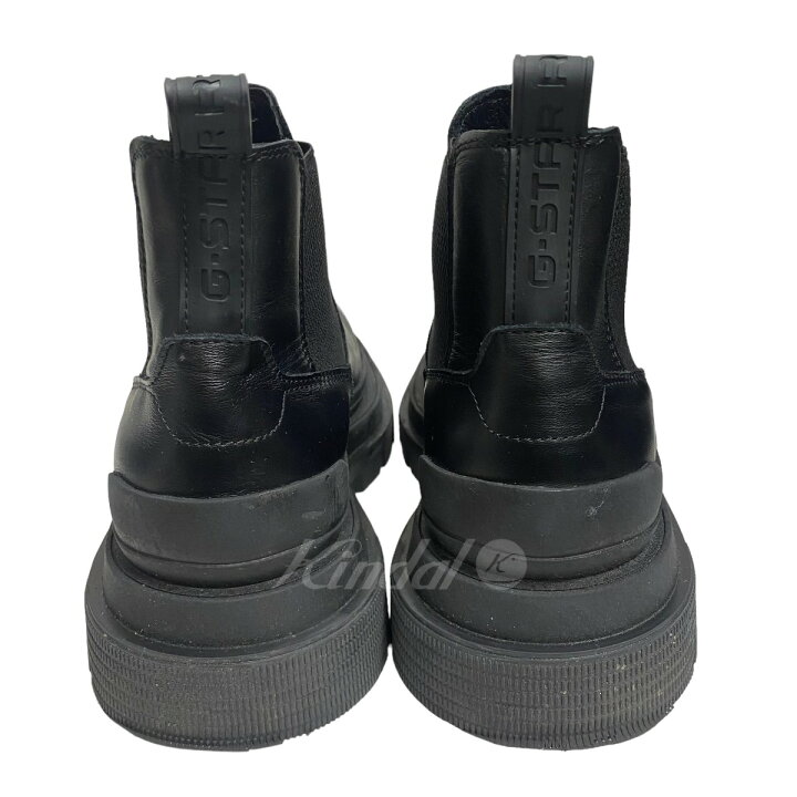 楽天市場】【中古】G-STAR RAW サイドゴアブーツ ブラック サイズ 