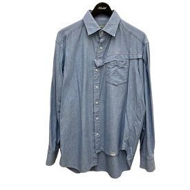 【中古】kolor／BEACONシャツ 23SBM B06141 ライトブルー サイズ：1【価格見直し】