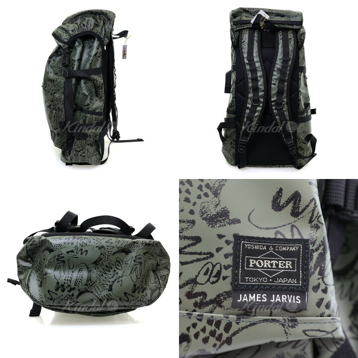 楽天市場】【中古】PORTER ×JAMES JARVIS PVC加工ナイロンオックス総柄 