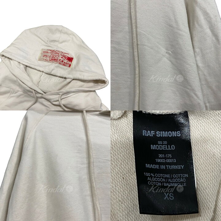 楽天市場】【中古】RAF SIMONSプルオーバーパーカー アイボリー サイズ  