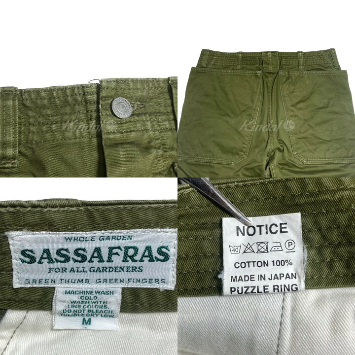楽天市場】【中古】SASSAFRAS パンツ オリーブ サイズ：M 【100324  