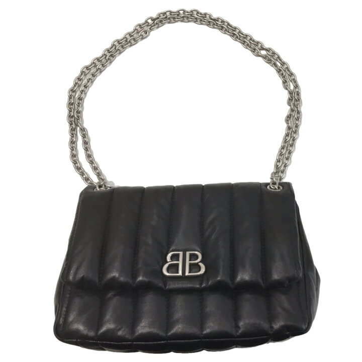 楽天市場】【中古】BALENCIAGA「MONACO」 BBキルテッド チェーンミニ 